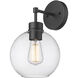 Basin 1 Light 13.1 inch Powder Coated Black Outdoor Wall Sconce
